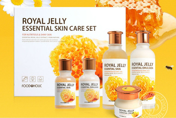 Bộ dưỡng trắng da Sữa Ong Chúa Foodaholic Royal Jelly Essential Skin Care Set - Bo duong trang da Sua Ong Chua Foodaholic Royal Jelly Essential Skin Care Set